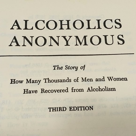 Alcoholics Anonymous Big Book 3rd Edition Soft Cover #1232 - Picture 8 of 10